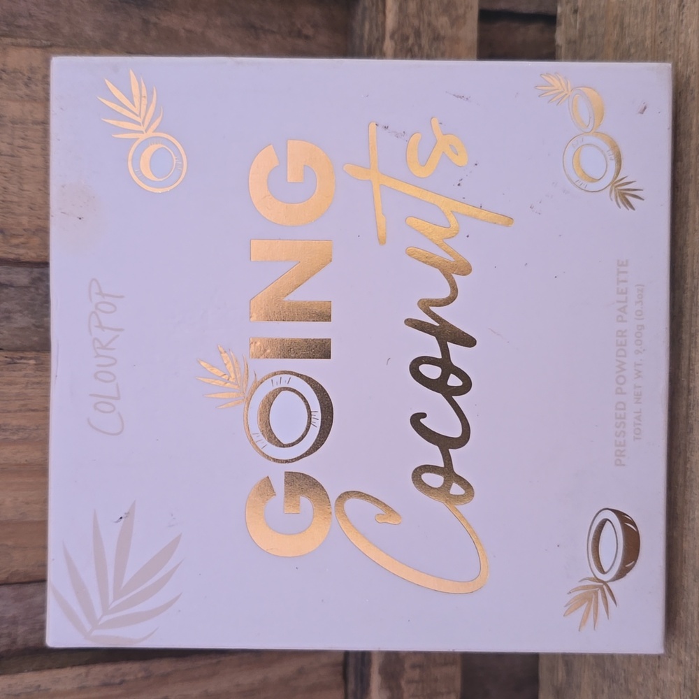 Damaged Colour Pop-Going Coconuts Pressed Powder Palette - Picture 2 of 3